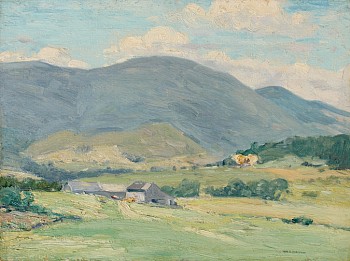 american impressionism/lyme art colony:&nbsp;William S. Robinson Vermont Hills
