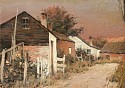 George M. Bruestle, Summer by the Barns
oil on board