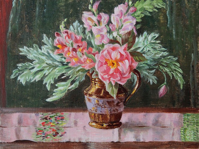 Dorothy Ochtman, Flowers in a Lustre Vase
oil on board, 12" x 16"
signed lower right
ERev 1015.01
$600