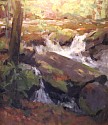Peggy N. Root, Mountain Stream
oil on panel