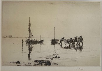prints/drawings:&nbsp;Charles Adams Platt A Misty Morning, 1888