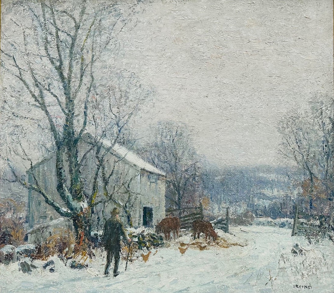 Wilson H. Irvine, Mr. Sterling Goes to the Barn
oil on board, 24"" x 27""
MacB0525.08
$15,000