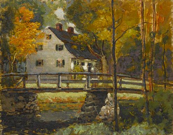 american impressionism/lyme art colony:&nbsp;Charles Vezin House and Bridge