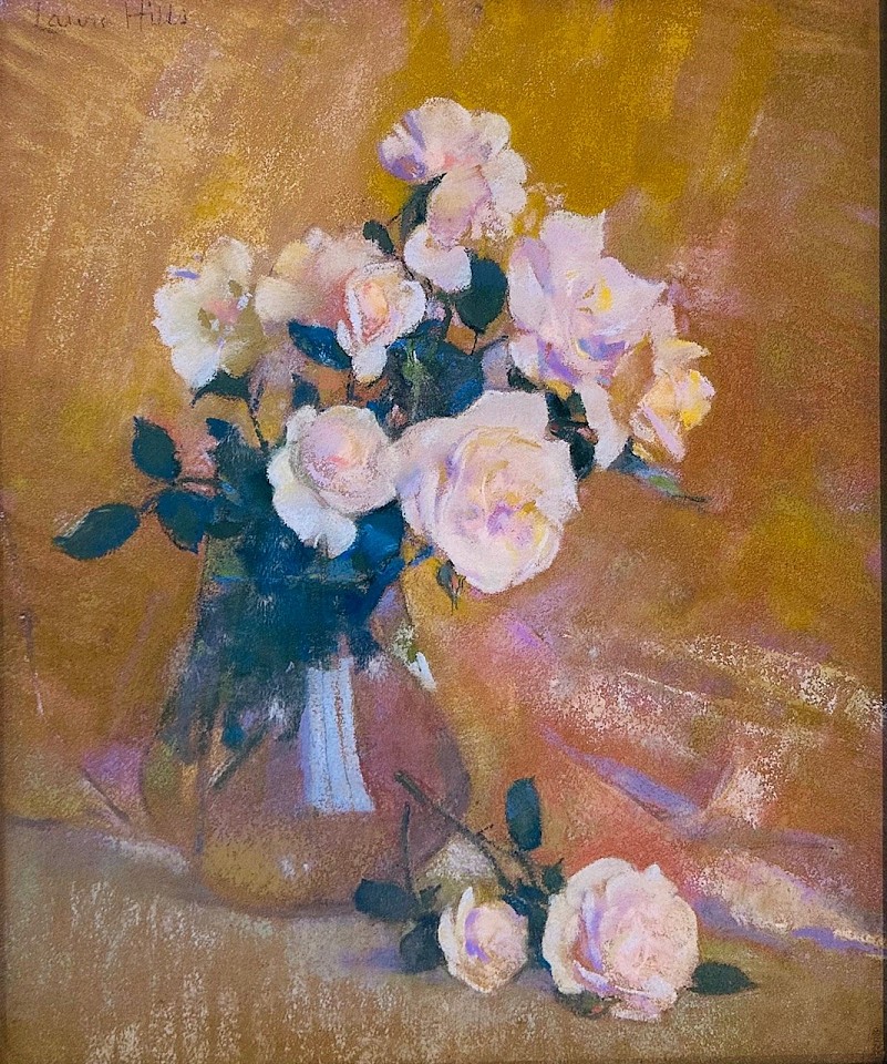 Laura Coombs Hills, Van Fleet Roses
pastel on board, 17 1/2"" x 14 1/2""
JCAC 6990
$12,500